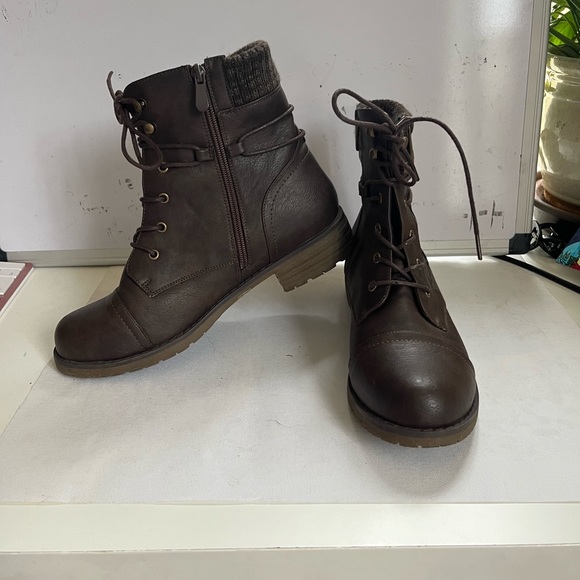 🎂Dream Paris Brown Ankle Boots - Picture 3 of 5